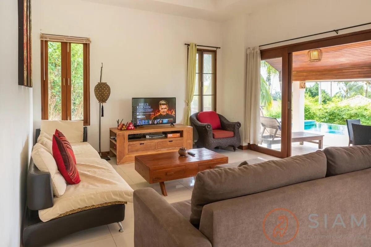 Sweet Heaven Villa 2Br Private Pool & Jungle View Koh Samui Exteriör bild