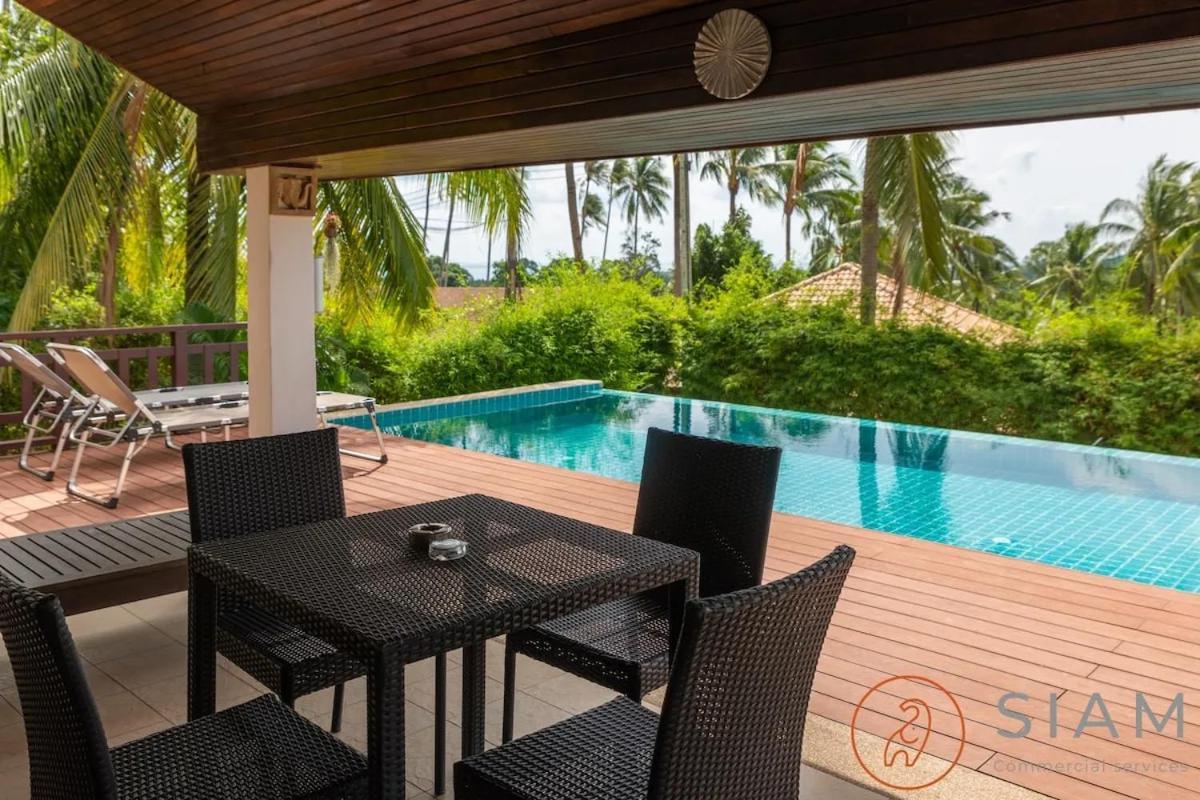Sweet Heaven Villa 2Br Private Pool & Jungle View Koh Samui Exteriör bild